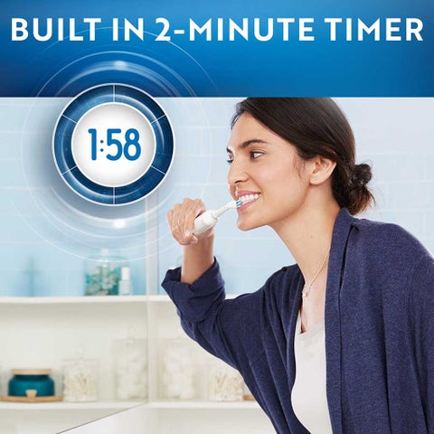 Oral B D12.513 Vitality Precision Clean Electric Toothbrush - 2 Pieces