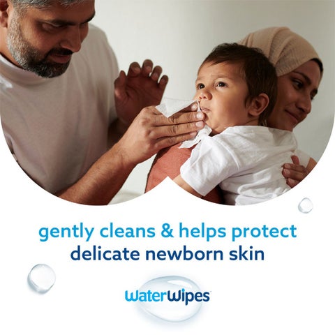WaterWipes Original Plastic Free Baby Wipes, 9 Packs Each of 60 Unscented Wet Wipes