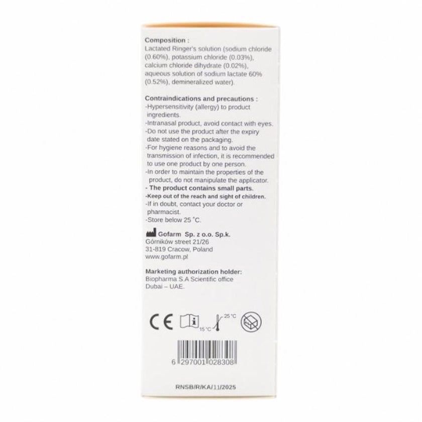 Ringo Ringer's Lactate Nasal spray - 30ml
