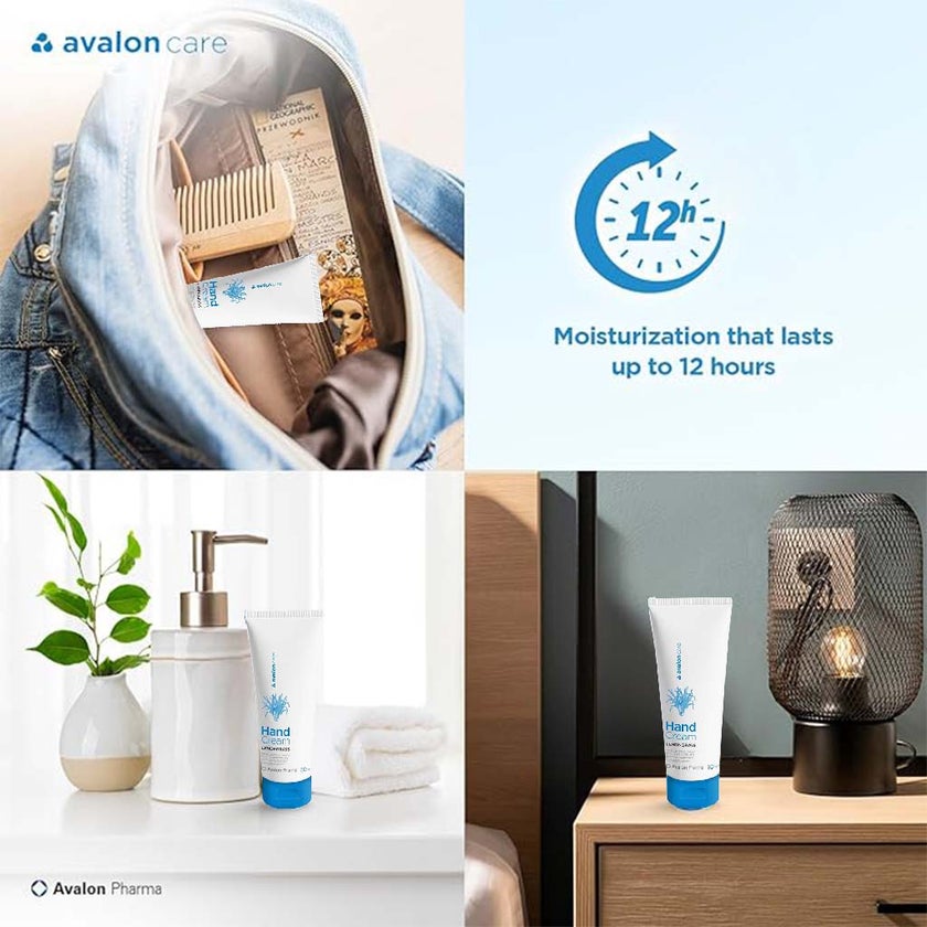 Avalon Care Lemongrass Moisturizing Hand Cream For Dry Hands 50ml 