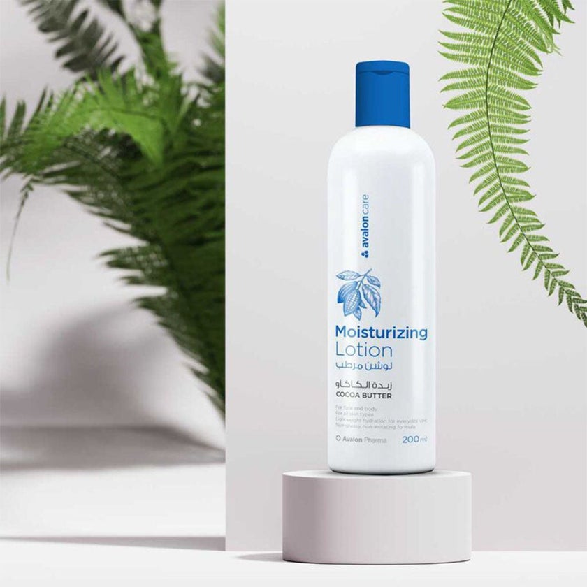 Avalon Care Cocoa Butter Moisturizing Lotion For Face & Body 200ml