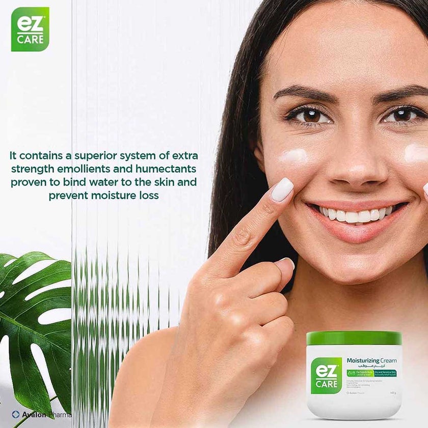 Avalon Ez Care Moisturizing Cream, Face & Body Moisturizer For Dry & Sensitive Skin 450g