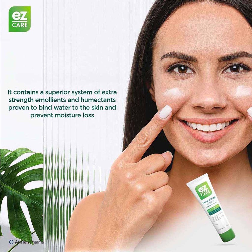 Avalon Ez Care Moisturizing Cream, Face & Body Moisturizer For Dry & Sensitive Skin 100g