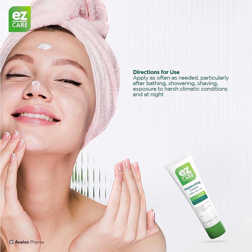 Avalon Ez Care Moisturizing Cream, Face & Body Moisturizer For Dry & Sensitive Skin 100g