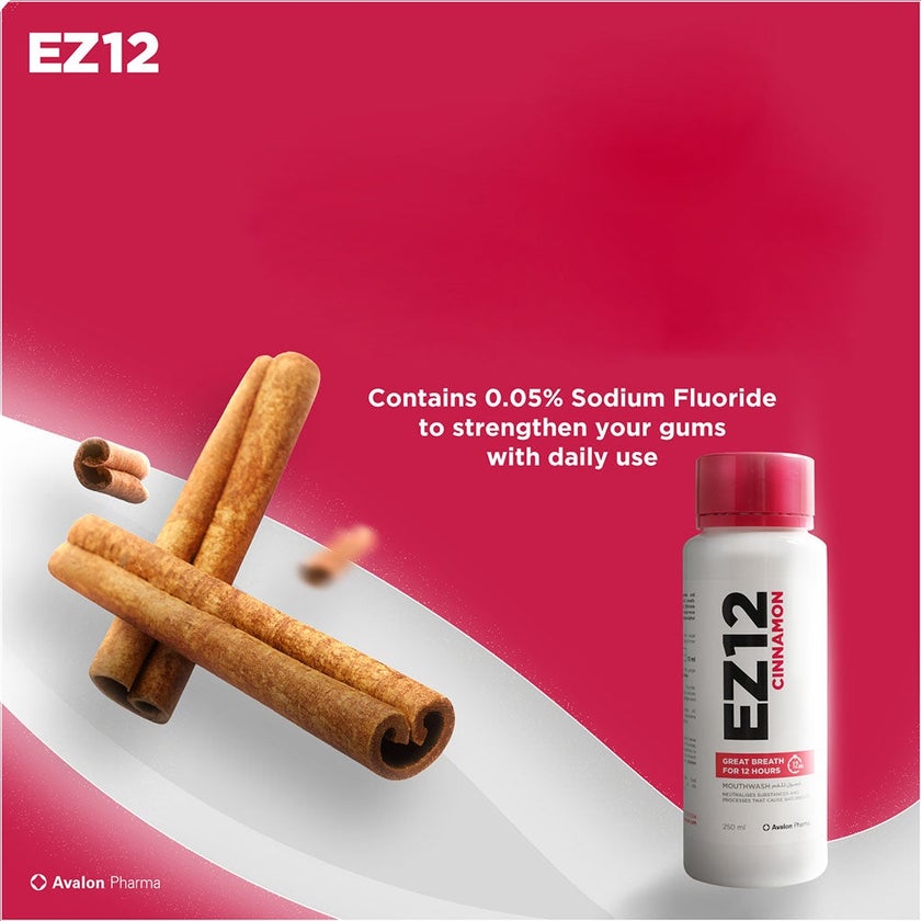 Avalon Ez12 Cinnamon Mouthwash For Pleasant Breath 250ml