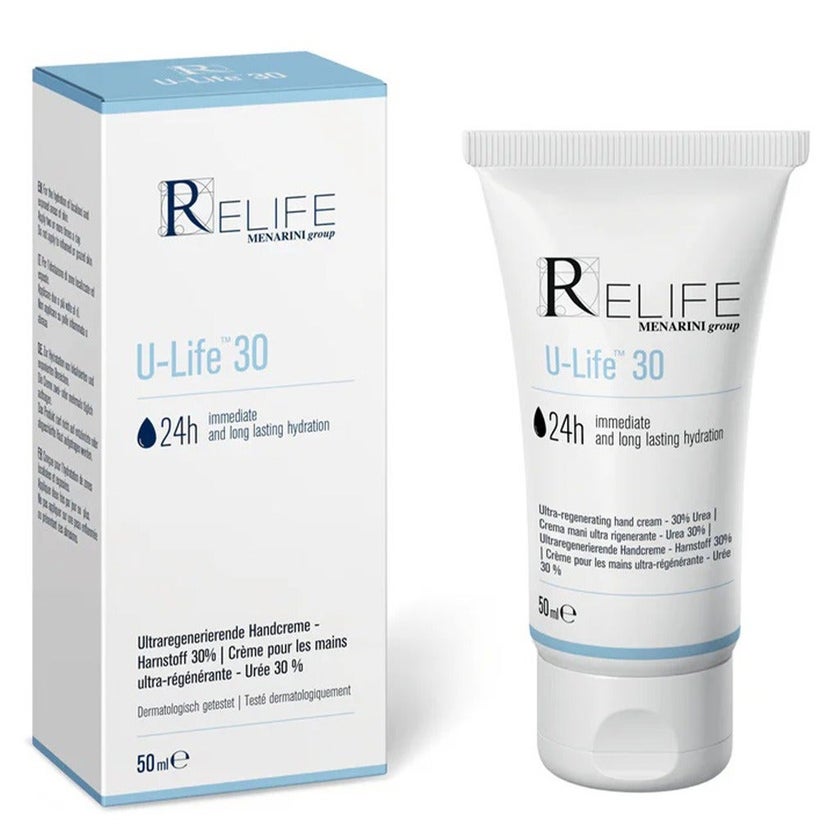 Relife U-Life 30 Ultra Regenerating Hand Cream With 30% Urea 50ml 