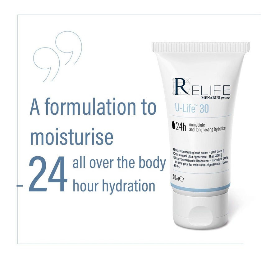 Relife U-Life 30 Ultra Regenerating Hand Cream With 30% Urea 50ml 