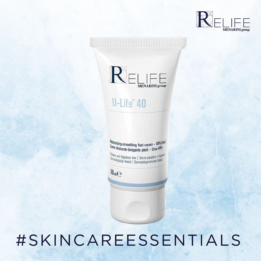 Relife U-Life 40 Moisturizing & Smoothing Foot Cream With 40% Urea 50ml