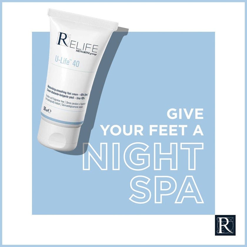 Relife U-Life 40 Moisturizing & Smoothing Foot Cream With 40% Urea 50ml