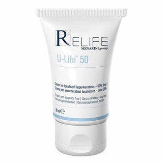 Relife U-Life 50 Cream With 50% Urea For Localised Thickened Skin 30ml 