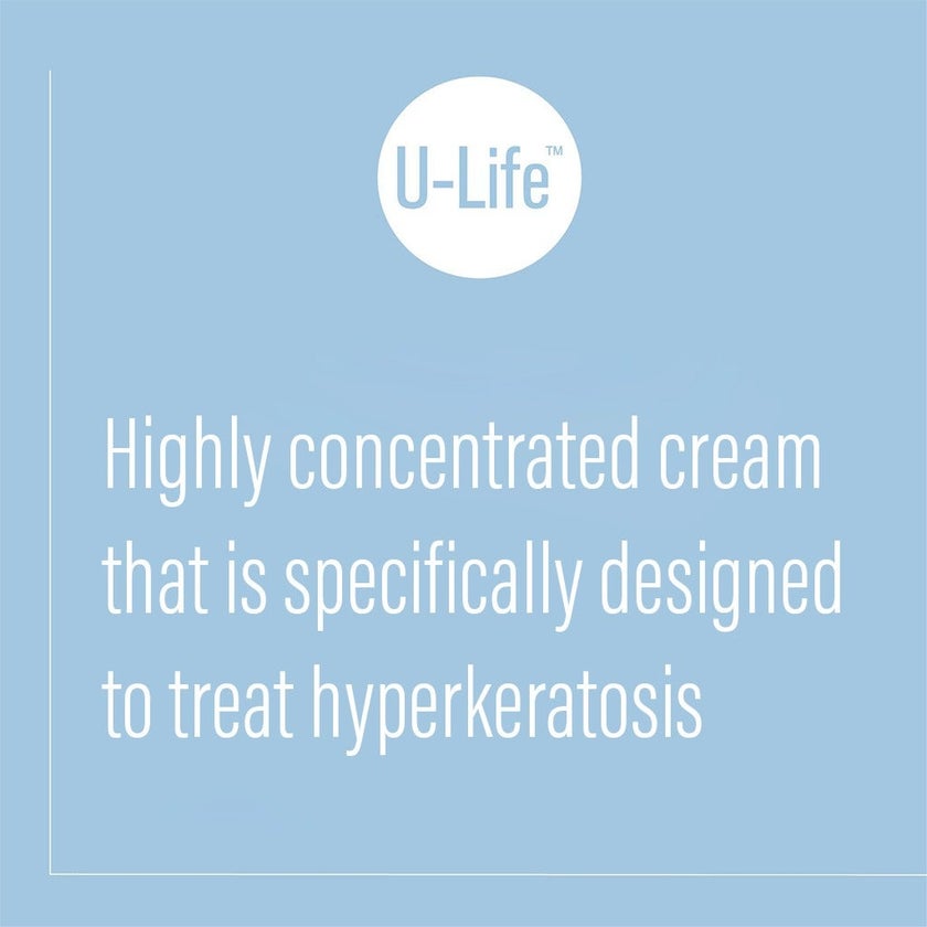 Relife U-Life 50 Cream With 50% Urea For Localised Thickened Skin 30ml 