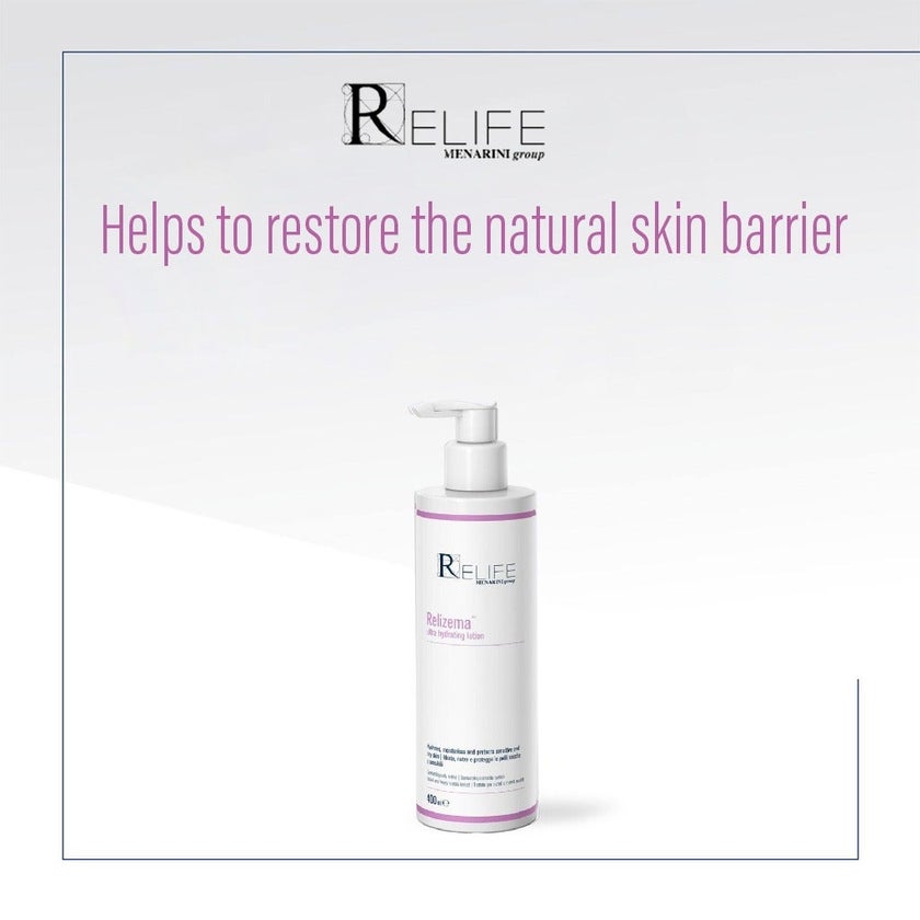 Relife Relizema Ultra Hydrating Lotion For Adults & Children With Dry, Sensitive & Eczema Prone Skin 400ml