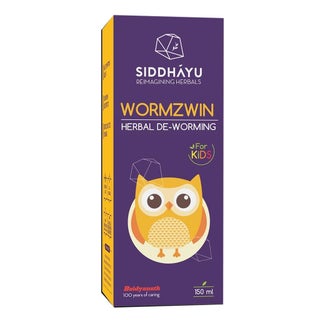 Siddhayu Wormzwin Herbal Deworming Fruit Flavored Syrup For Kids 150ml
