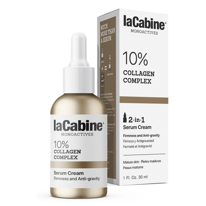 LaCabine Monoactives 10% Collagen Complex 2-In-1 Serum Cream For Skin Firmness & Anti-Gravity 30ml