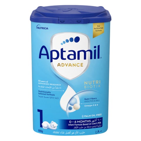 Aptamil Advance Stage 1 Palm Oil Free Baby Milk Formula For 0 To 6 Months 800g 