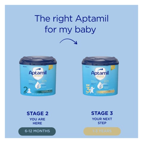 Aptamil Advance Stage 2 Palm Oil Free Infant Milk Formula For 6 To 12 Months 400g 