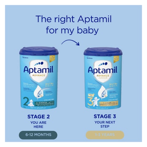 Aptamil Advance Stage 2 Palm Oil Free Infant Milk Formula For 6 To 12 Months 800g 