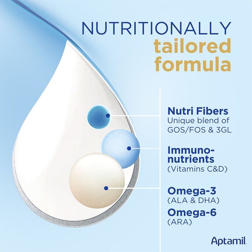 Aptamil Advance Junior Stage 3 Palm Oil Free Toddlers Milk Formula For 1 To 3 Years 400g 