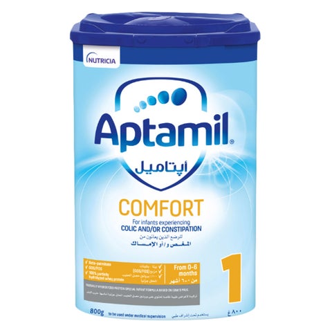 Aptamil Comfort Stage 1 Baby Milk Formula For 0 To 6 Months With Colic & Constipation 800g