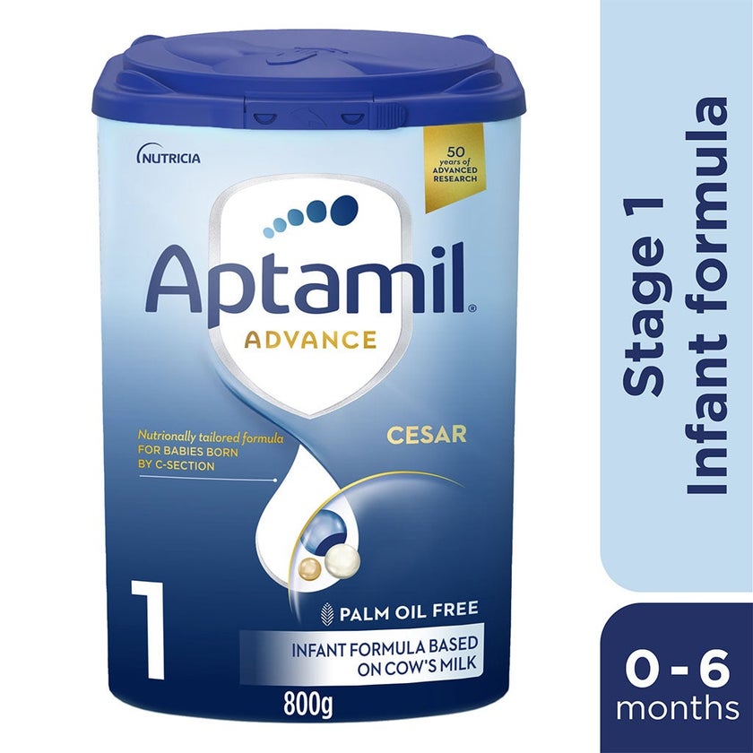 Aptamil Care Stage 1 Palm Oil Free C-Section Born Baby Milk Formula For 0 To 6 Months 800g 