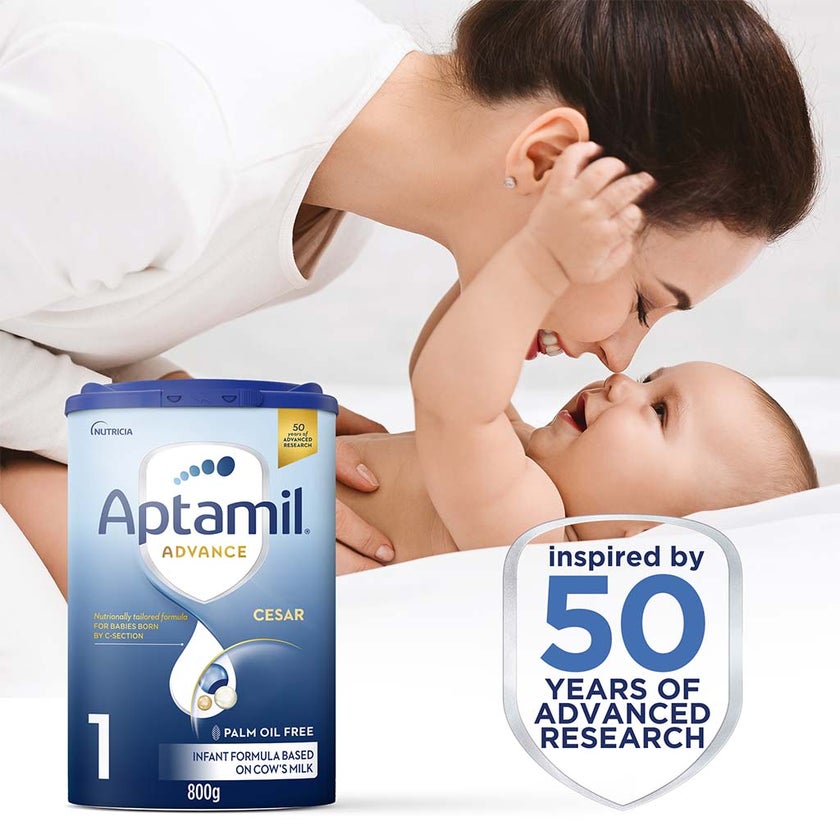Aptamil Care Stage 1 Palm Oil Free C-Section Born Baby Milk Formula For 0 To 6 Months 800g 