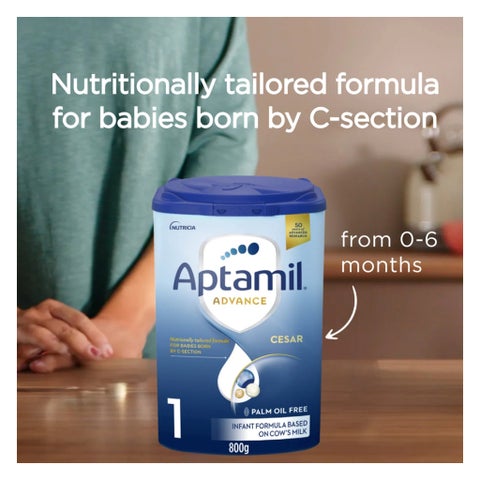 Aptamil Care Stage 1 Palm Oil Free C-Section Born Baby Milk Formula For 0 To 6 Months 800g 