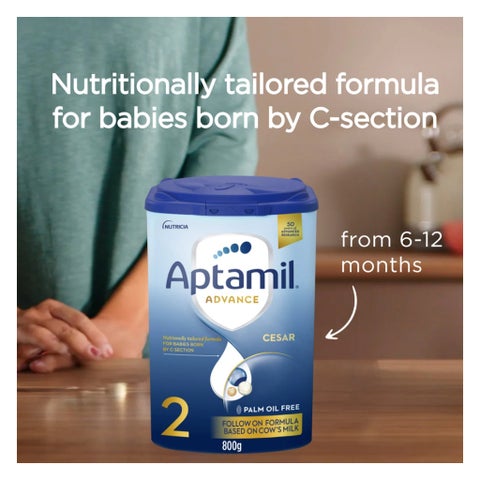 Aptamil Care Stage 1 Palm Oil Free C-Section Born Infant Milk Formula For 6 To 12 Months 800g 
