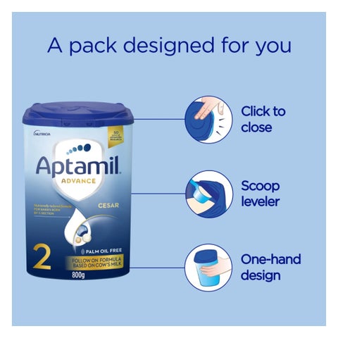 Aptamil Care Stage 1 Palm Oil Free C-Section Born Infant Milk Formula For 6 To 12 Months 800g 