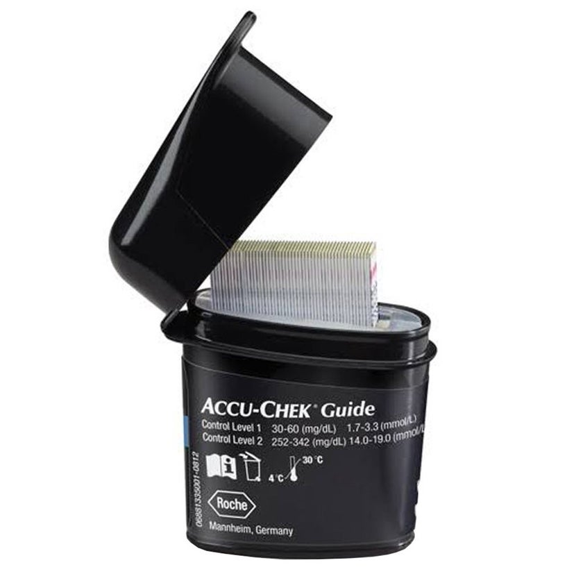 Accu-Chek Guide Blood Sugar Test Strips, Pack of 50's + Accu-Chek Softclix Lancets, Pack of 100's - PROMO PACK