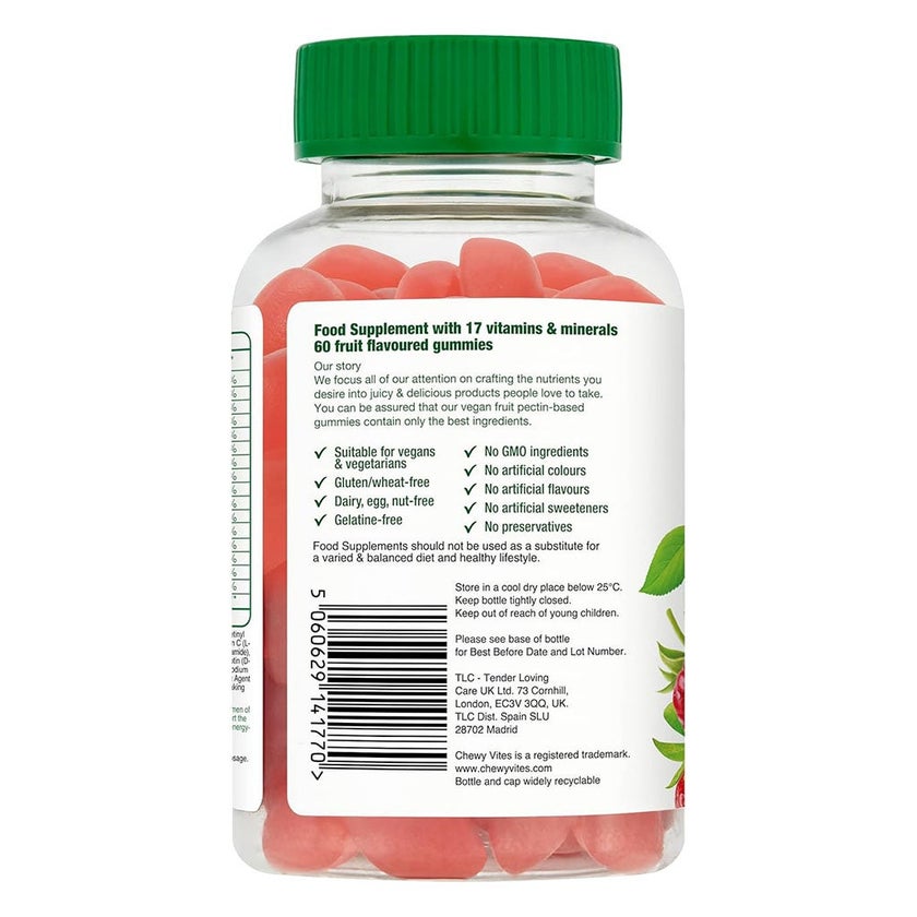 Chewy Vites Men's Multivitamin Supplement Adult Gummies, Pack of 60's