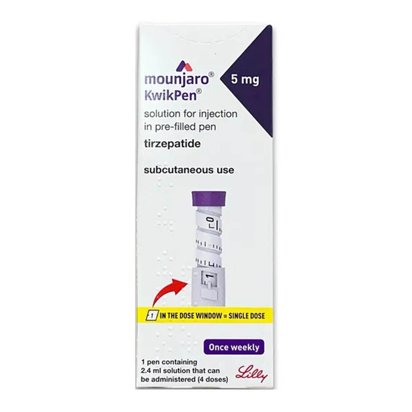 Mounjaro Kwikpen 5mg Pre-Filled Pen 0.6ml - 4 Doses