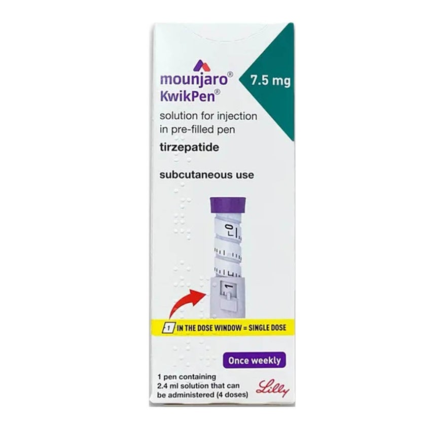Mounjaro Kwikpen 7.5mg Pre-Filled Pen 0.6ml - 4 Doses