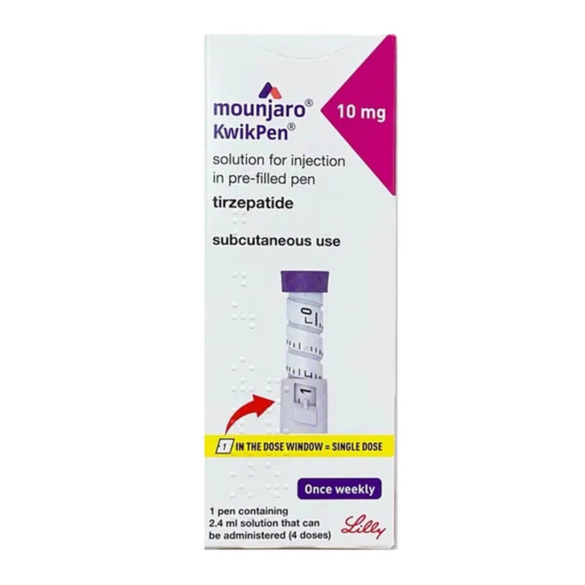 Mounjaro Kwikpen 10mg Pre-Filled Pen 0.6ml - 4 Doses