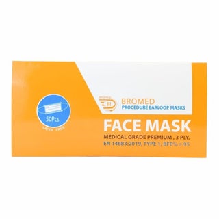 Bromed Disposable Face Mask - 50 Masks