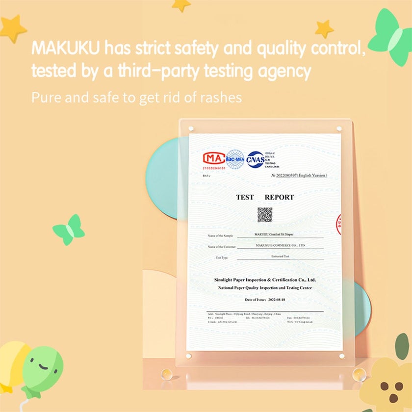 Makuku Comfort Fit Toddlers Diaper Pants, Size 7, Triple Extra Large (3XL) For 17+Kg, Pack of 20’s