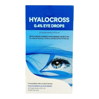 Hyalocross 0.4% Eye Drops 0.5ml, Pack of 20's