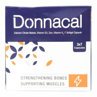 Donnacal Soft Capsules, Bone & Muscle Support - 21 Capsules
