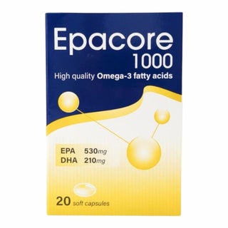 Epacore 1000mg Omega-3 Soft Capsules - 20 Capsules