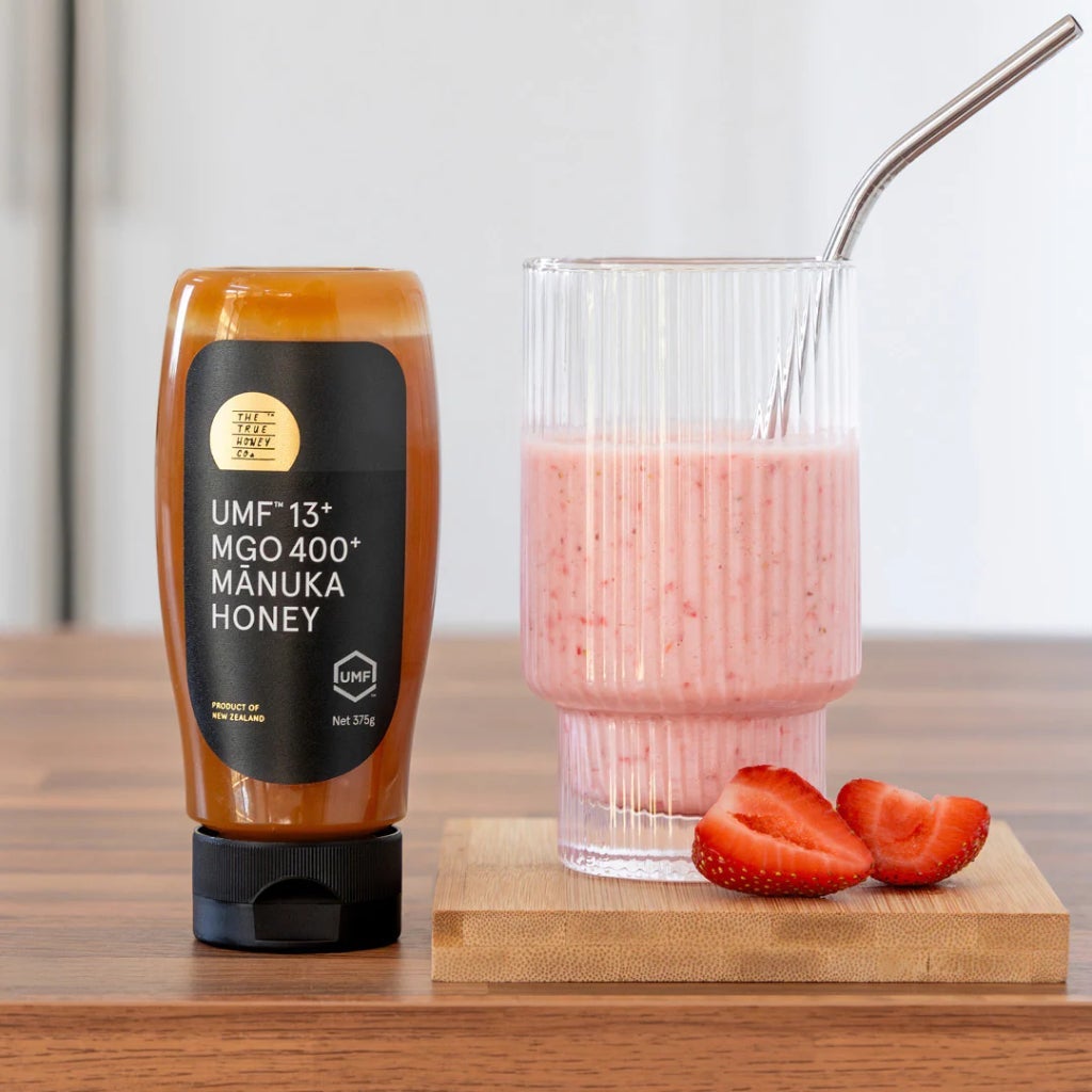 The True Honey Co Manuka Honey 400+ MGO & 13+ UMF Easy Squeeze