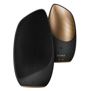 Geske SmartAppGuided 6-in-1 Sonic Thermo Facial Cleansing Brush In Gray Color