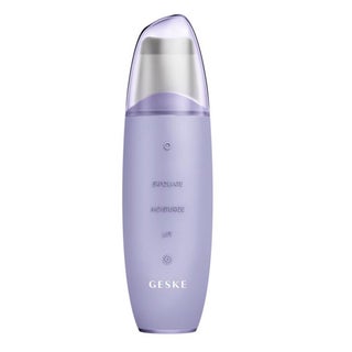 Geske SmartAppGuided 9-in-1 MicroCurrent Skin Scrubber & Blackheads Remover In Purple Color