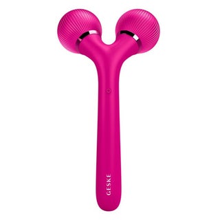 Geske SmartAppGuided 4-in-1 Sonic Facial and Body Roller In Magenta Colour For Radiant Skin