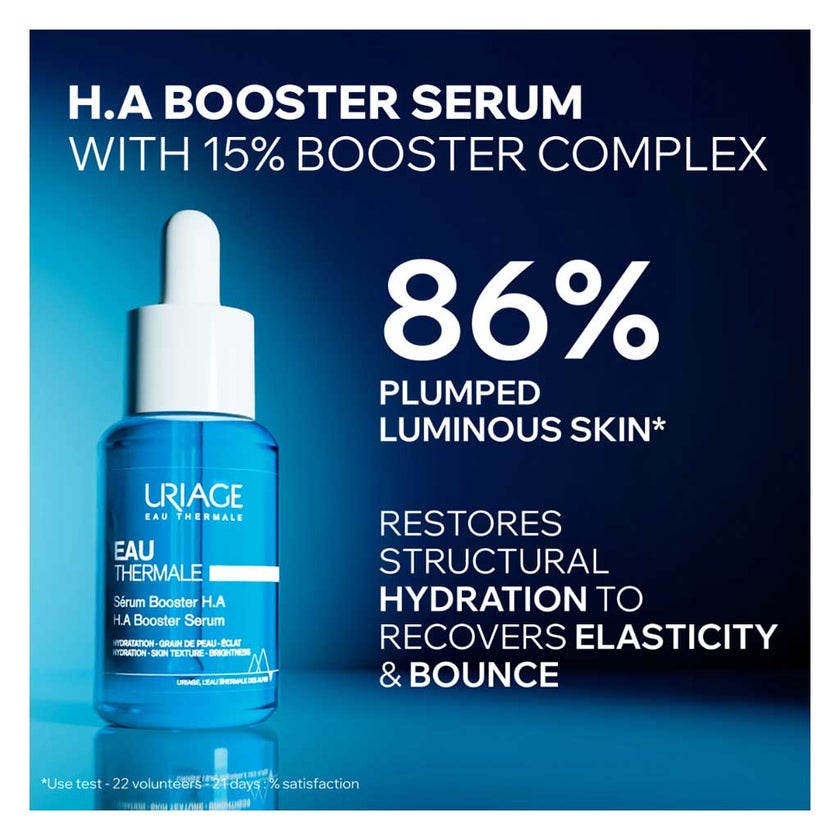 Uriage Eau Thermale HA Booster Serum, Hyaluronic Acid - 30ml