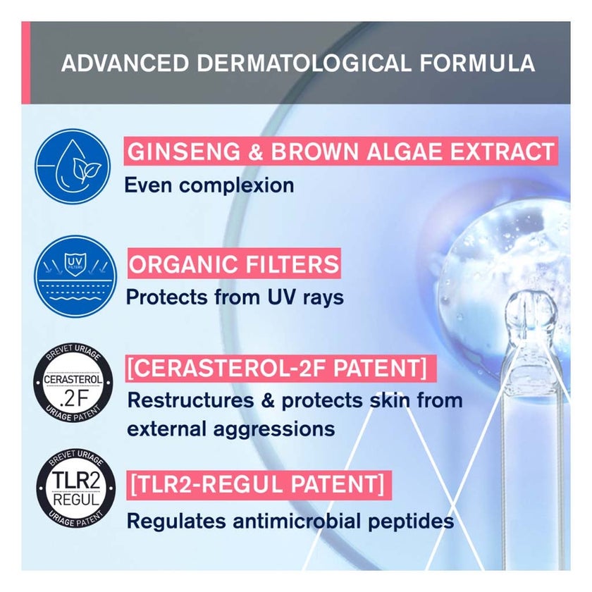 Uriage Roseliane Light Tinted CC Cream With SPF50+ For Sensitive Skin 40ml