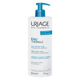 Uriage Eau Thermale Silky Body Lotion, Dry & Sensitive Skin - 500ml