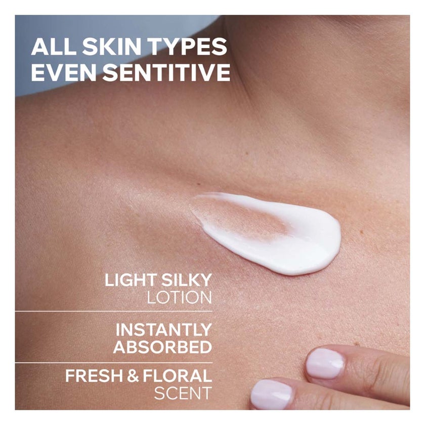 Uriage Eau Thermale Silky Body Lotion, Dry & Sensitive Skin - 500ml