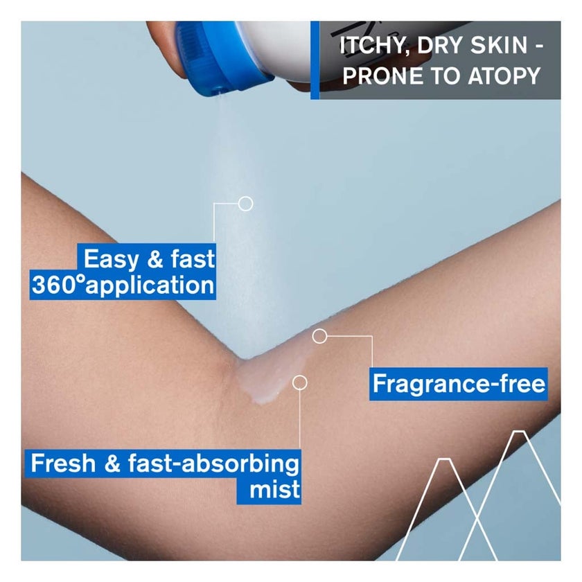 Uriage Xemose SOS Anti Itch Soothing & Nourishing Face & Body Mist For Dry Skin 200ml 