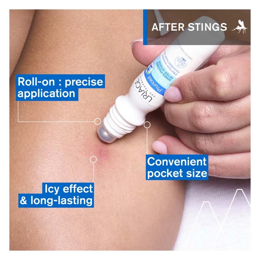 Uriage Pruriced SOS After Stings Soothing Care Roll On For Mosquito Bites & Plant Stings 15ml 