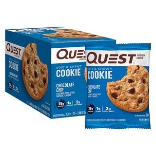 Quest Nutrition Chocolate Chip Soft & Chewy Protein Cookie 59g, Pack of 12's