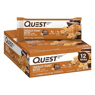 Quest Nutrition Chocolate & Peanut Butter Flavoured Protein Bar 60g, Pack of 12's